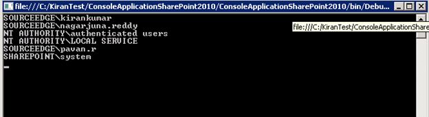 run your application